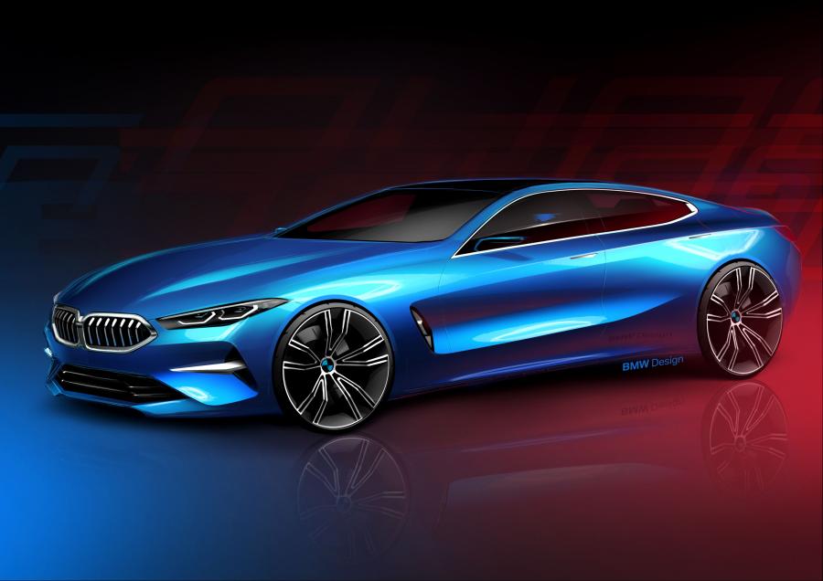 Эскиз BMW M850i xDrive Gran Coupe (G16) 2019 года  (WW) (фото 140 из 152)
